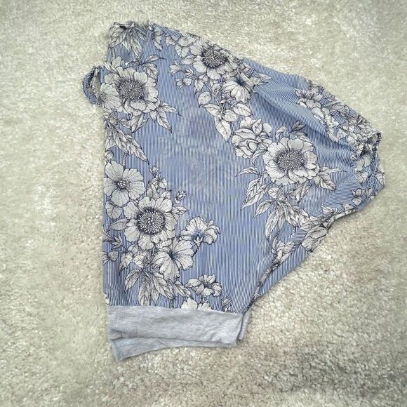 Cabi Sirena Floral Striped Dolman Blouse Top Sheer - Picture 5 of 10